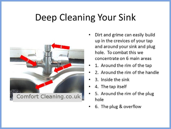 deep cleaning your sink 1